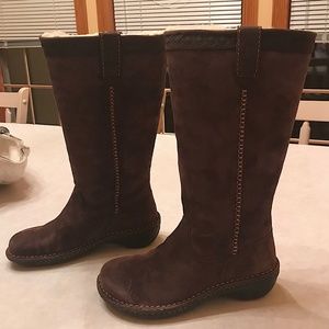 New In Original Box  UGG  Women's  Swell Tall Espresso Brown Boots Size 5